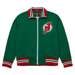 Mitchell & Ness Jackets & Outerwear-Authentic New Jersey Devils 1984 Warm Up Jacket