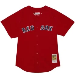 Mitchell & Ness Mlb Authentic-Authentic Nomar Garciaparra Boston Red Sox 2004 Bp Jersey