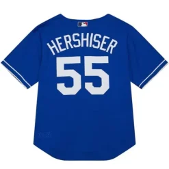 Mitchell & Ness Mlb Authentic-Authentic Orel Hershiser Los Angeles Dodgers 2000 Bp Jersey