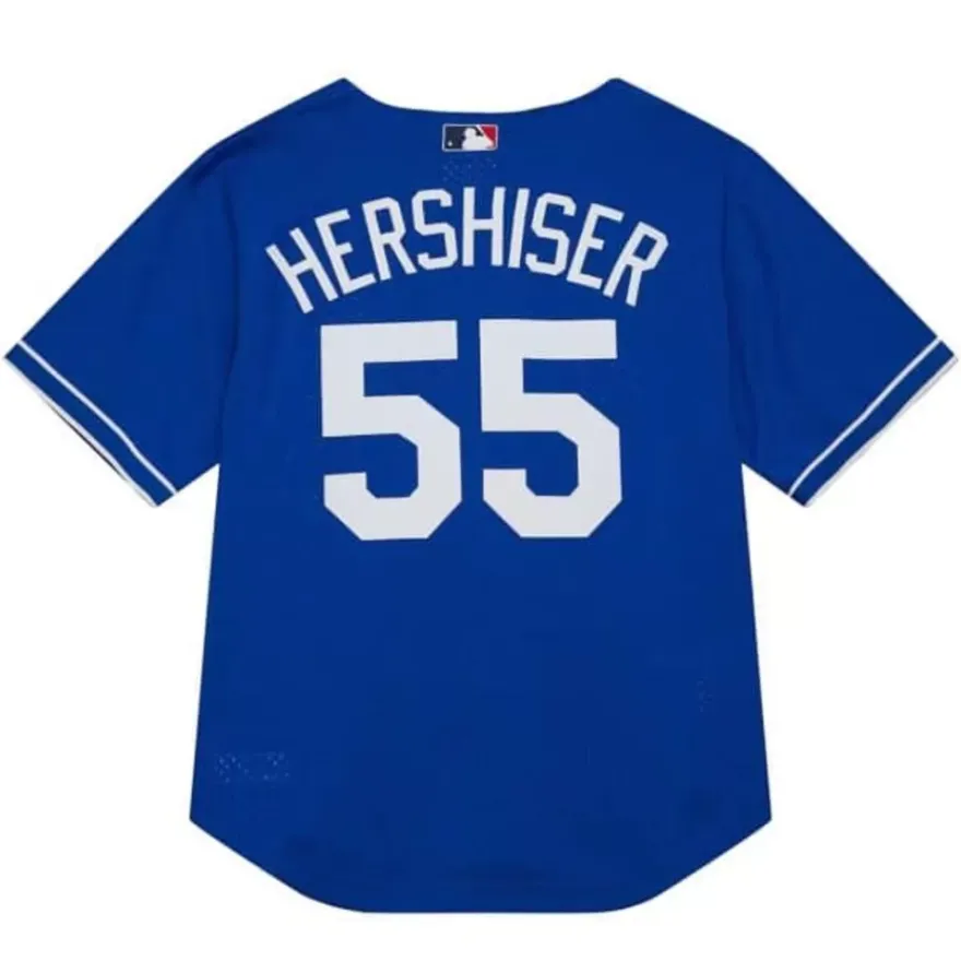 Mitchell & Ness Mlb Authentic-Authentic Orel Hershiser Los Angeles Dodgers 2000 Bp Jersey