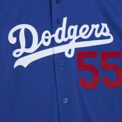 Mitchell & Ness Mlb Authentic-Authentic Orel Hershiser Los Angeles Dodgers 2000 Bp Jersey