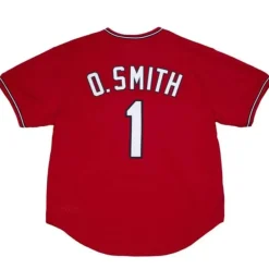 Mitchell & Ness Mlb Authentic-Authentic Ozzie Smith St. Louis Cardinals 1996 Pullover Jersey