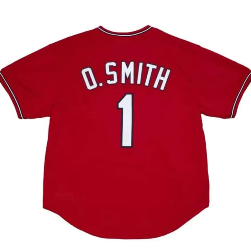 Mitchell & Ness Mlb Authentic-Authentic Ozzie Smith St. Louis Cardinals 1996 Pullover Jersey