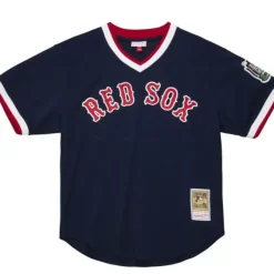 Mitchell & Ness Mlb Authentic-Authentic Pedro Martinez Boston Red Sox 1999 Bp Pullover Jersey