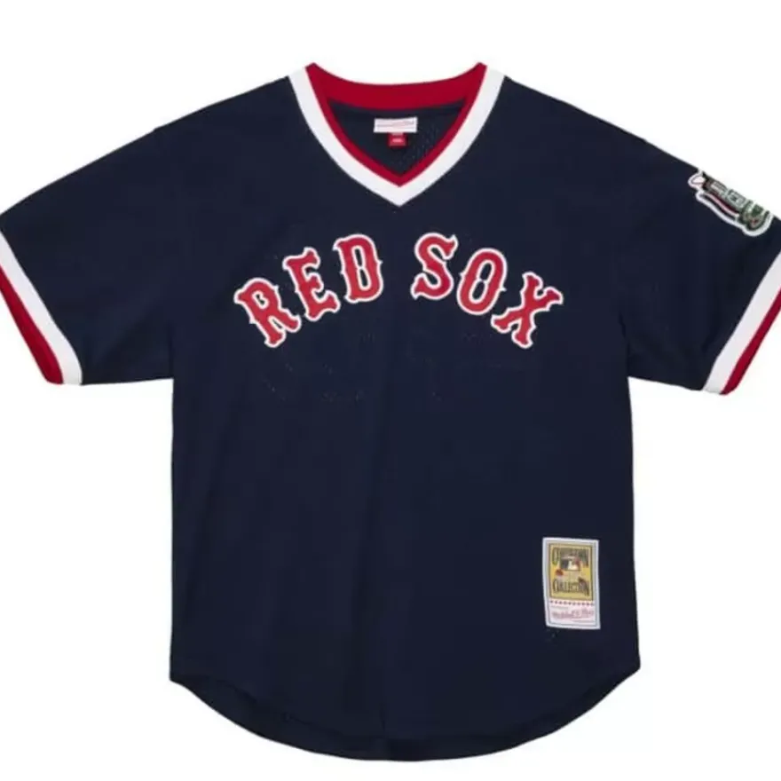 Mitchell & Ness Mlb Authentic-Authentic Pedro Martinez Boston Red Sox 1999 Bp Pullover Jersey