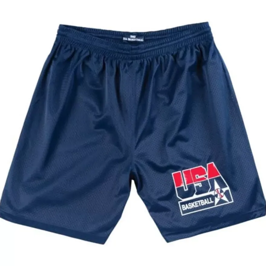 Mitchell & Ness Shorts-Authentic Practice Shorts Team Usa 1992