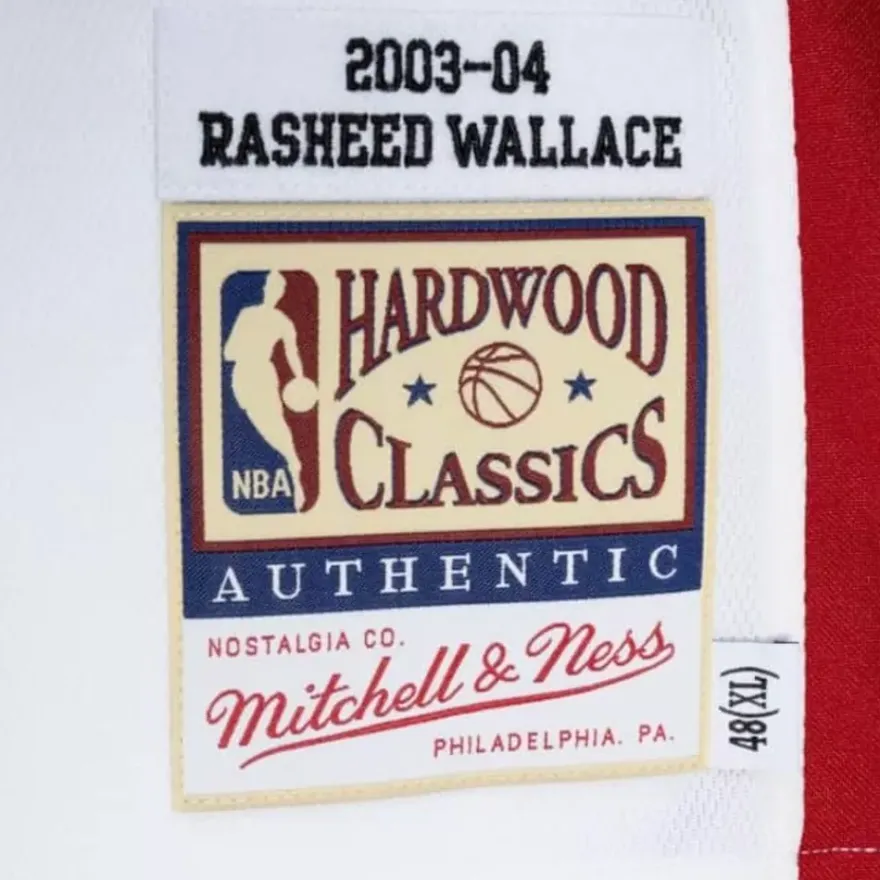 Mitchell & Ness Nba Authentic-Authentic Rasheed Wallace Detroit Pistons 2003-04 Jersey
