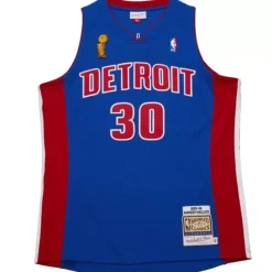 Mitchell & Ness Nba Authentic-Authentic Rasheed Wallace Detroit Pistons Dark Finals 2004 Jersey
