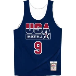 Mitchell & Ness Nba Authentic-Authentic Reversible Practice Jersey Team Usa 1992 Michael Jordan