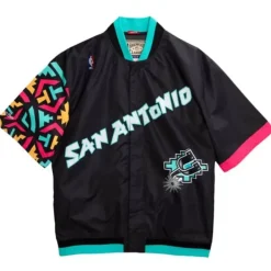 Mitchell & Ness Jackets & Outerwear-Authentic San Antonio Spurs 1995-96 Warm Up Jacket