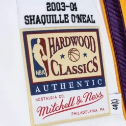 Mitchell & Ness Nba Authentic-Authentic Shaquille O'Neal Los Angeles Lakers 2003-04 Jersey