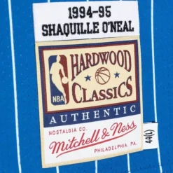 Mitchell & Ness Nba Authentic-Authentic Shaquille O'Neal Orlando Magic Road 1994-95 Jersey