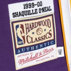 Mitchell & Ness Nba Authentic-Authentic Shaquille O'Neal Los Angeles Lakers 1999-00 Jersey