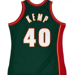Mitchell & Ness Nba Authentic-Authentic Shawn Kemp Seattle Supersonics 1995-96 Jersey