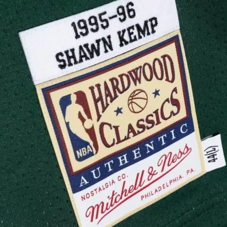 Mitchell & Ness Nba Authentic-Authentic Shawn Kemp Seattle Supersonics 1995-96 Jersey