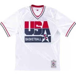 Mitchell & Ness Nba Authentic-Authentic Shooting Shirt Team Usa 1992 Clyde Drexler