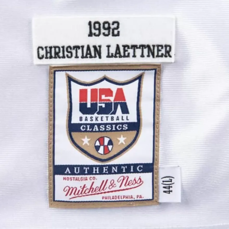 Mitchell & Ness Nba Authentic-Authentic Shooting Shirt Team Usa 1992 Christian Laettner