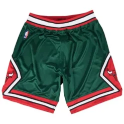 Mitchell & Ness Nba Authentic-Authentic Shorts Chicago Bulls Green Week 2008-09