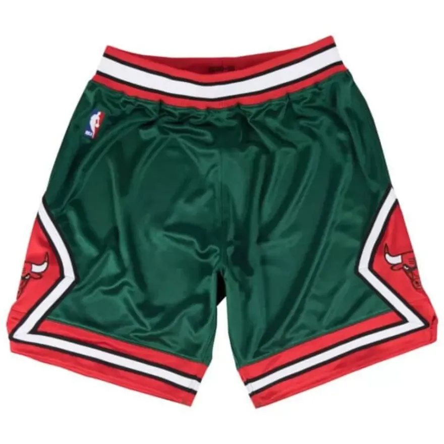 Mitchell & Ness Nba Authentic-Authentic Shorts Chicago Bulls Green Week 2008-09