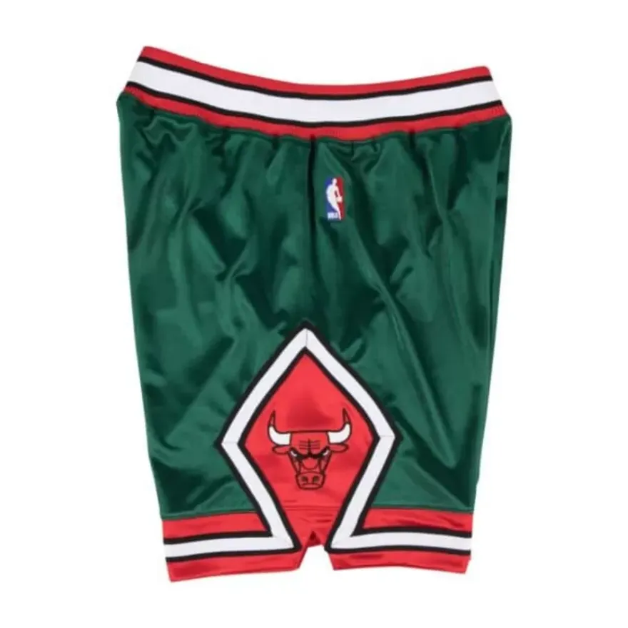 Mitchell & Ness Nba Authentic-Authentic Shorts Chicago Bulls Green Week 2008-09