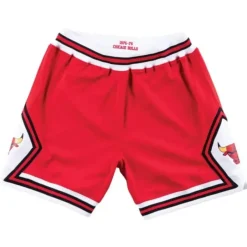 Mitchell & Ness Nba Authentic-Authentic Shorts Chicago Bulls Road 1975-76