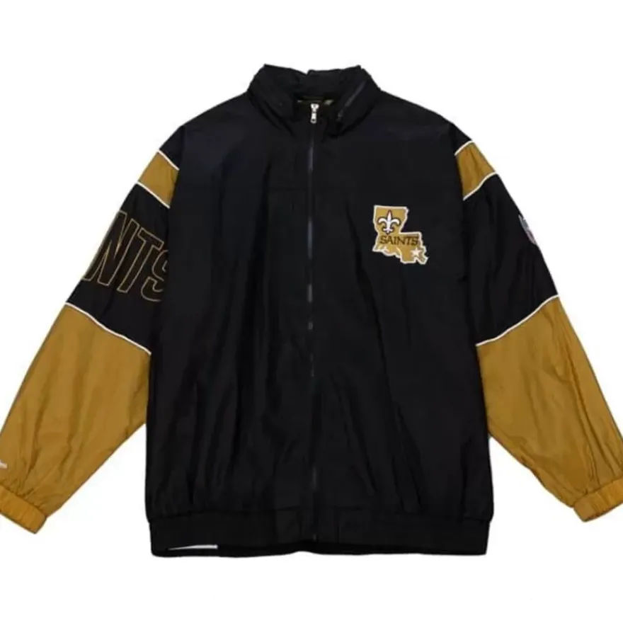 Mitchell & Ness Jackets & Outerwear-Authentic Sideline Jacket New Orleans Saints