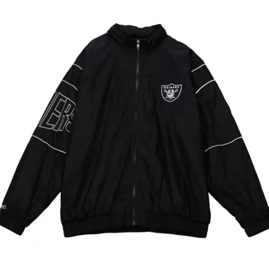 Mitchell & Ness Jackets & Outerwear-Authentic Sideline Jacket Los Angeles Raiders