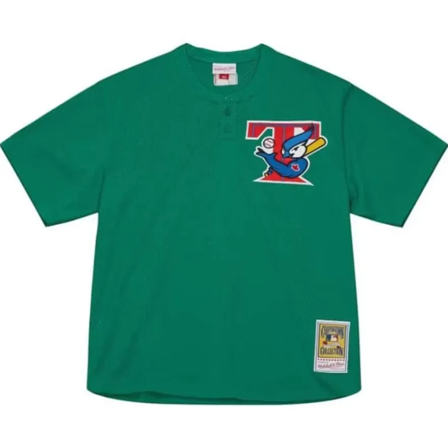 Mitchell & Ness Mlb Authentic-Authentic St. Patrick'S Day Roy Halladay Toronto Blue Jays 2003 Bp Jersey
