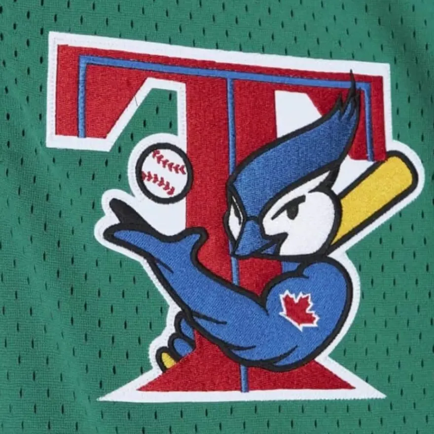 Mitchell & Ness Mlb Authentic-Authentic St. Patrick'S Day Roy Halladay Toronto Blue Jays 2003 Bp Jersey