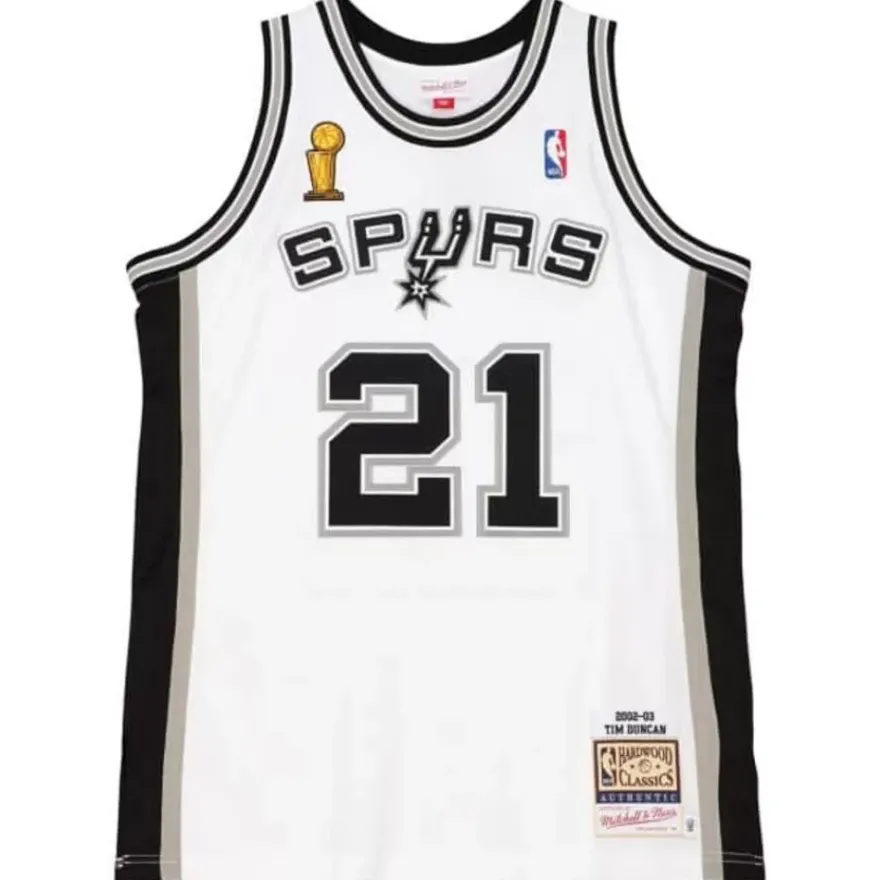 Mitchell & Ness Nba Authentic-Authentic Tim Duncan San Antonio Spurs Finals 2002-03 Jersey