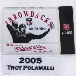 Mitchell & Ness Nfl Authentic-Authentic Troy Polamalu Pittsburgh Steelers Jersey