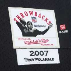 Mitchell & Ness Nfl Authentic-Authentic Troy Polamalu Pittsburgh Steelers 2007 Jersey