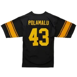 Mitchell & Ness Nfl Authentic-Authentic Troy Polamalu Pittsburgh Steelers Alternate 2008 Jersey