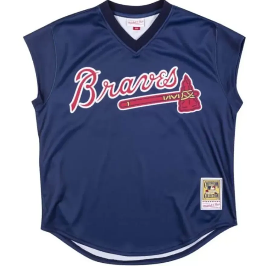 Mitchell & Ness Mlb Authentic-Authentic Turn Ahead The Clock Jersey Atlanta Braves 1999 Chipper Jones