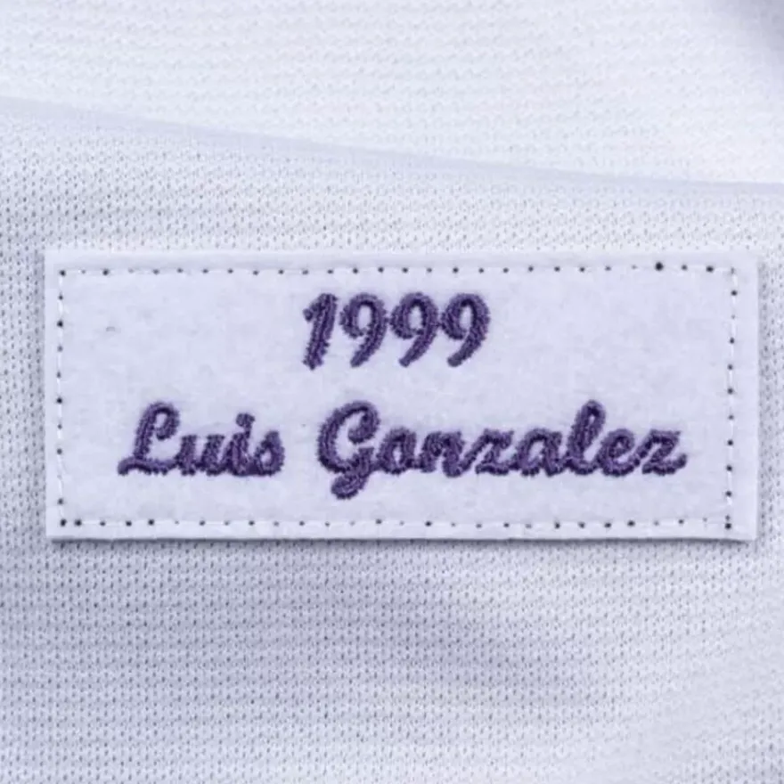 Mitchell & Ness Mlb Authentic-Authentic Turn Ahead The Clock Jersey Arizona Diamondbacks 1999 Luis Gonzalez