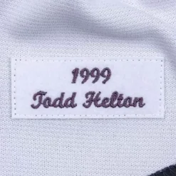 Mitchell & Ness Mlb Authentic-Authentic Turn Ahead The Clock Jersey Colorado Rockies 1999 Todd Helton