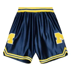 Mitchell & Ness Shorts-Authentic University Of Michigan 1991 Shorts