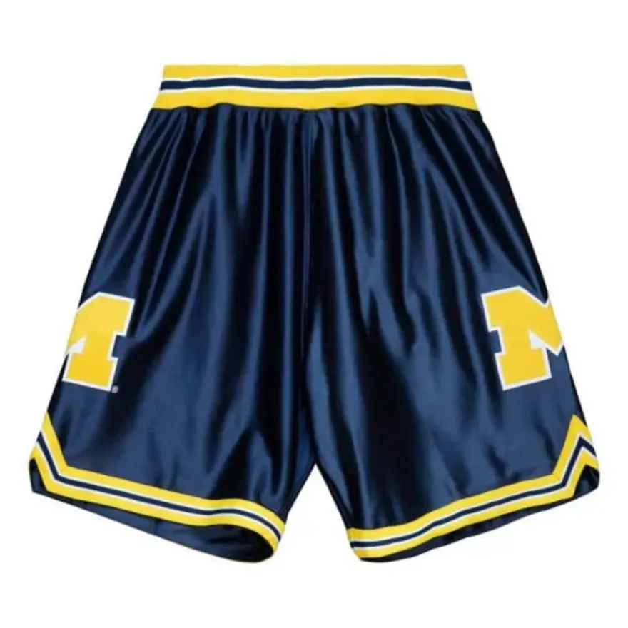 Mitchell & Ness Shorts-Authentic University Of Michigan 1991 Shorts