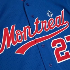 Mitchell & Ness Mlb Authentic-Authentic Vladimir Guerrero Montreal Expos 1997 Bp Button Front Jersey