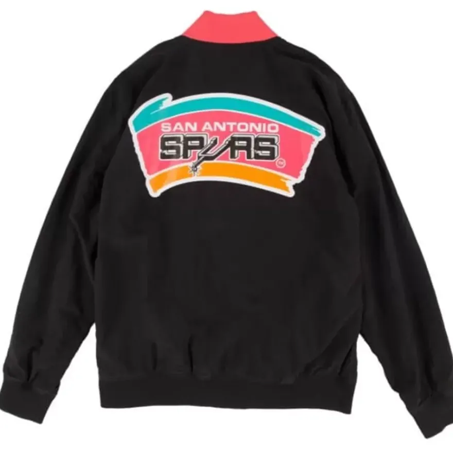 Mitchell & Ness Jackets & Outerwear-Authentic Warm Up Jacket San Antonio Spurs 1994-95
