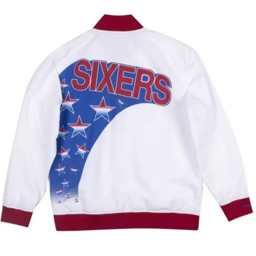 Mitchell & Ness Jackets & Outerwear-Authentic Warm Up Jacket Philadelphia 76Ers 1993-94