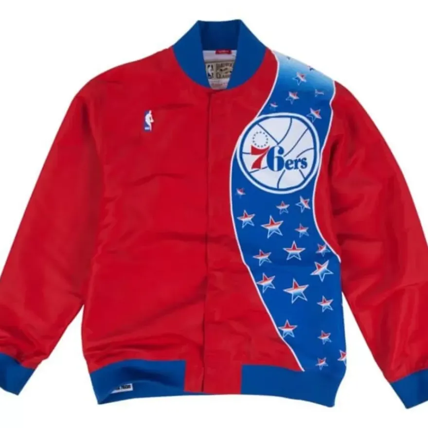 Mitchell & Ness Jackets & Outerwear-Authentic Warm Up Jacket Philadelphia 76Ers 1993-94