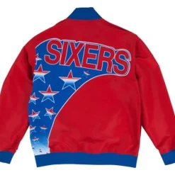 Mitchell & Ness Jackets & Outerwear-Authentic Warm Up Jacket Philadelphia 76Ers 1993-94