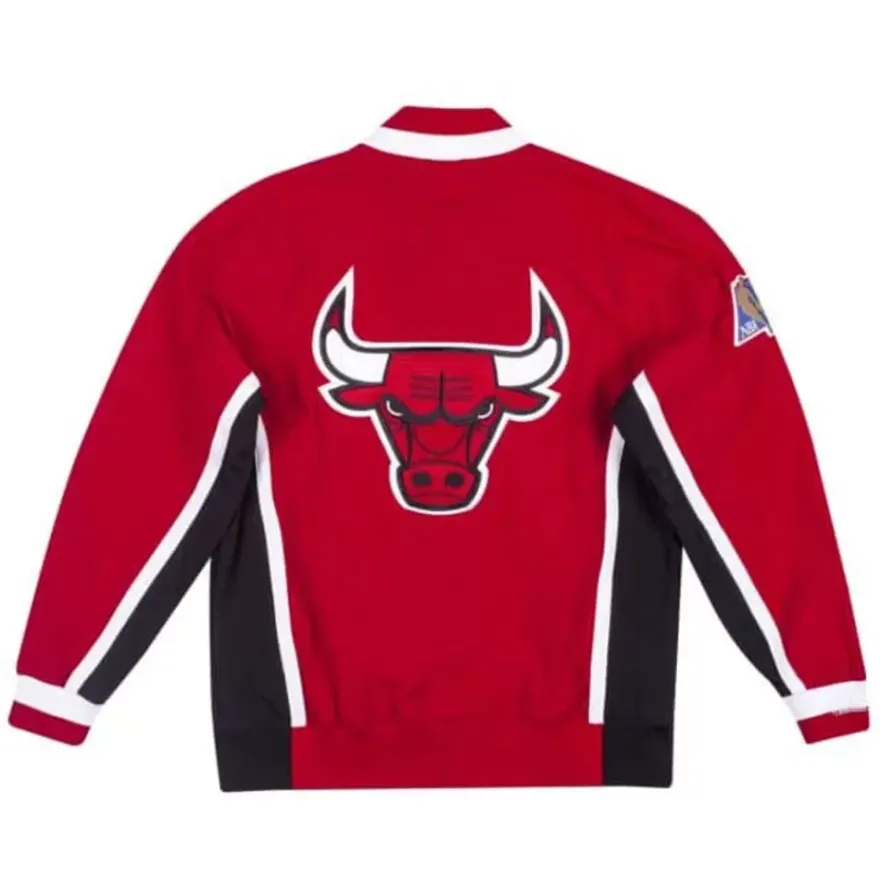 Mitchell & Ness Jackets & Outerwear-Authentic Warm Up Jacket Chicago Bulls 1996-97