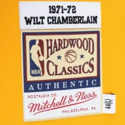 Mitchell & Ness Nba Authentic-Authentic Wilt Chamberlain Los Angeles Lakers 1971-72 Jersey