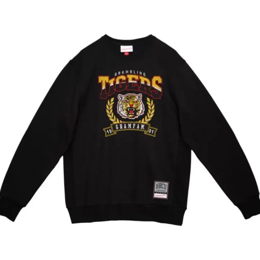 Mitchell & Ness Hoodies & Sweatshirts-Baseline Crew Grambling State University
