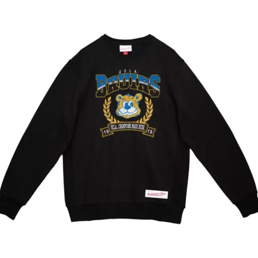 Mitchell & Ness Hoodies & Sweatshirts-Baseline Crew Ucla