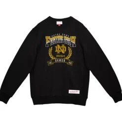 Mitchell & Ness Hoodies & Sweatshirts-Baseline Crew University Of Notre Dame