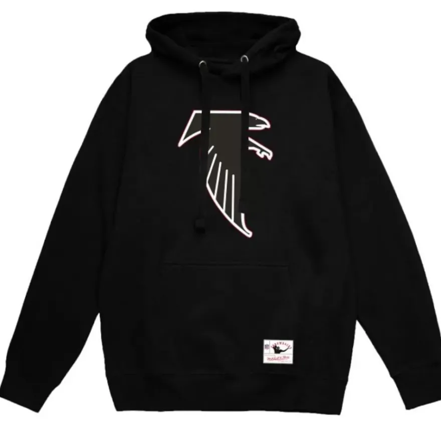 Mitchell & Ness Hoodies & Sweatshirts-Basic Logo 2 Hoodie Atlanta Falcons