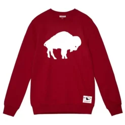Mitchell & Ness Hoodies & Sweatshirts-Basic Logo 2 Hoodie Buffalo Bills